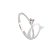 Ring Idee Preziose dal 1987 Woman in White Gold Diamante 0.05 Ct IP.AK18B/27D - IP.AK18B/27D